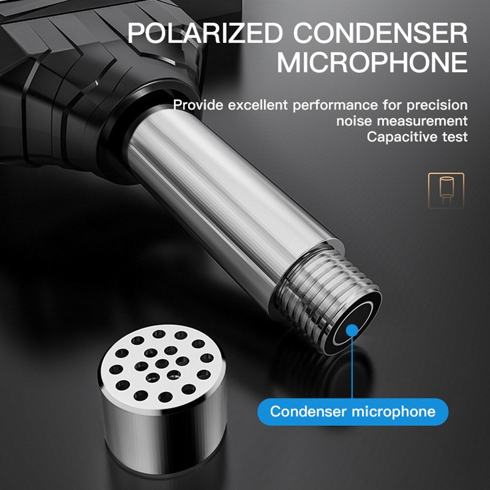 Uniqkart SL720 30-130dB Meter Noise Detector Audio Sound Level Monitor Measuring Tool