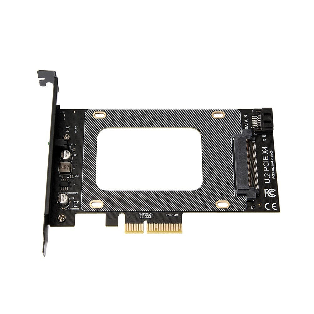 PCI-E 4X to U2 SFF-8639 Adapter Card SSD Expansion Card Compatible with U2 Hard Disk 2.5 inch SATA Hard Disk