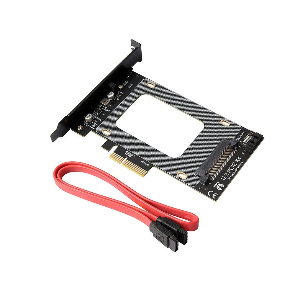 PCI-E 4X to U2 SFF-8639 Adapter Card SSD Expansion Card Compatible with U2 Hard Disk 2.5 inch SATA Hard Disk