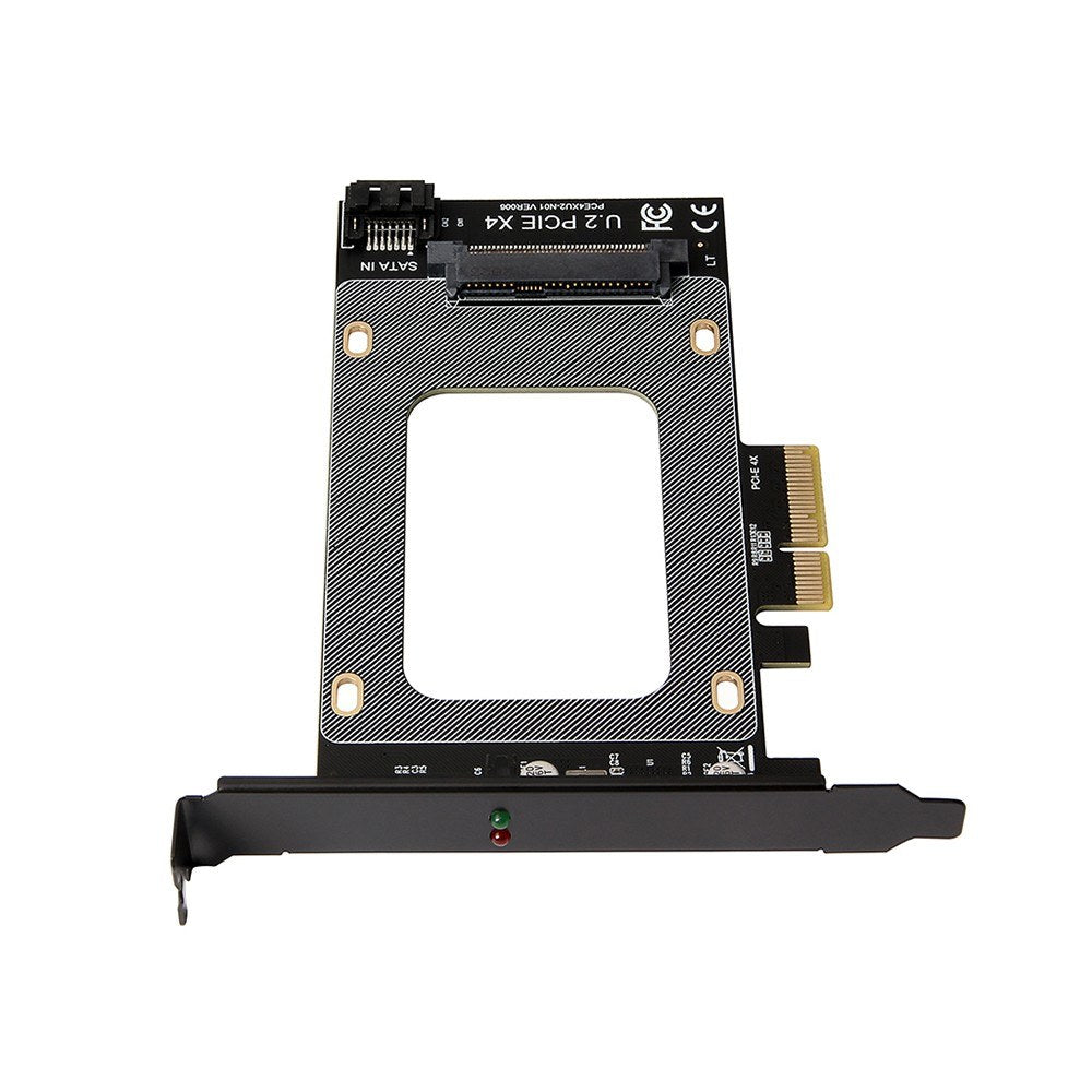 PCI-E 4X to U2 SFF-8639 Adapter Card SSD Expansion Card Compatible with U2 Hard Disk 2.5 inch SATA Hard Disk