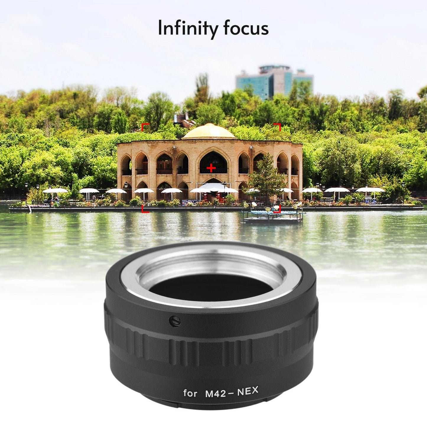 Andoer M42-NEX Rust-proof Impact-resistant Camera Lens Adapter Ring Replacement for M42 Lens to Sony NEX E Mount Cameras NEX 3 3C 3N 5 5C 5N 5R 5T 6 7 F3 A6000 A5000 A3500 A3000 Alpha A7 A7R VG10