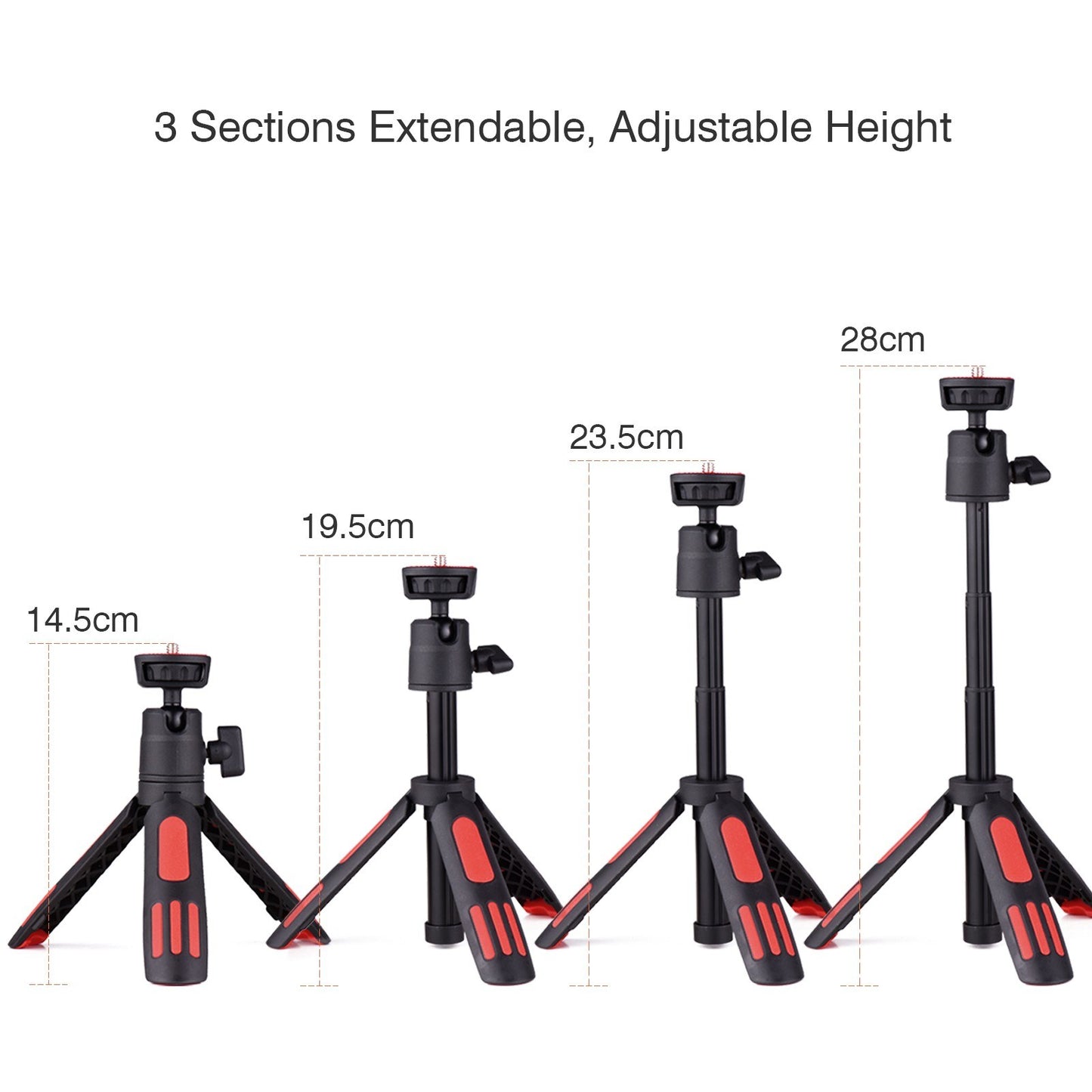 Andoer Dual Handheld Phone Cage Vlog Kit LED Video Light + Cardioid Microphone + Phone Video Rig Stabilizer Grip + TRS to TRS/TRRS Audio Cable + Tripod + Remote Control