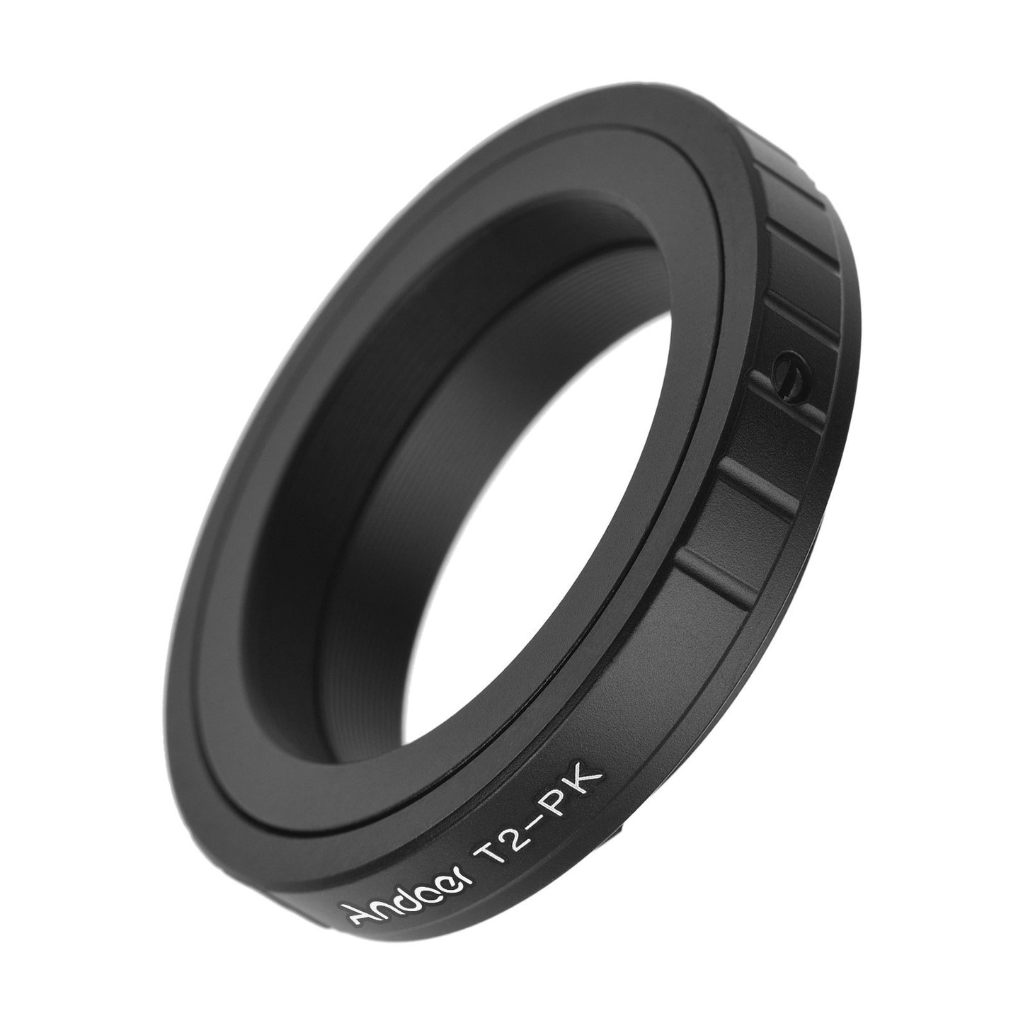 Andoer T2-PK Lens Adapter T/T2 Metal Adapter Ring Mount for Pentax K-70/K-50/K-30/K-500/K-1/K-3/K-3 II/K-5 IIs/K-5 II/K-5/K-7 K-Mount Cameras