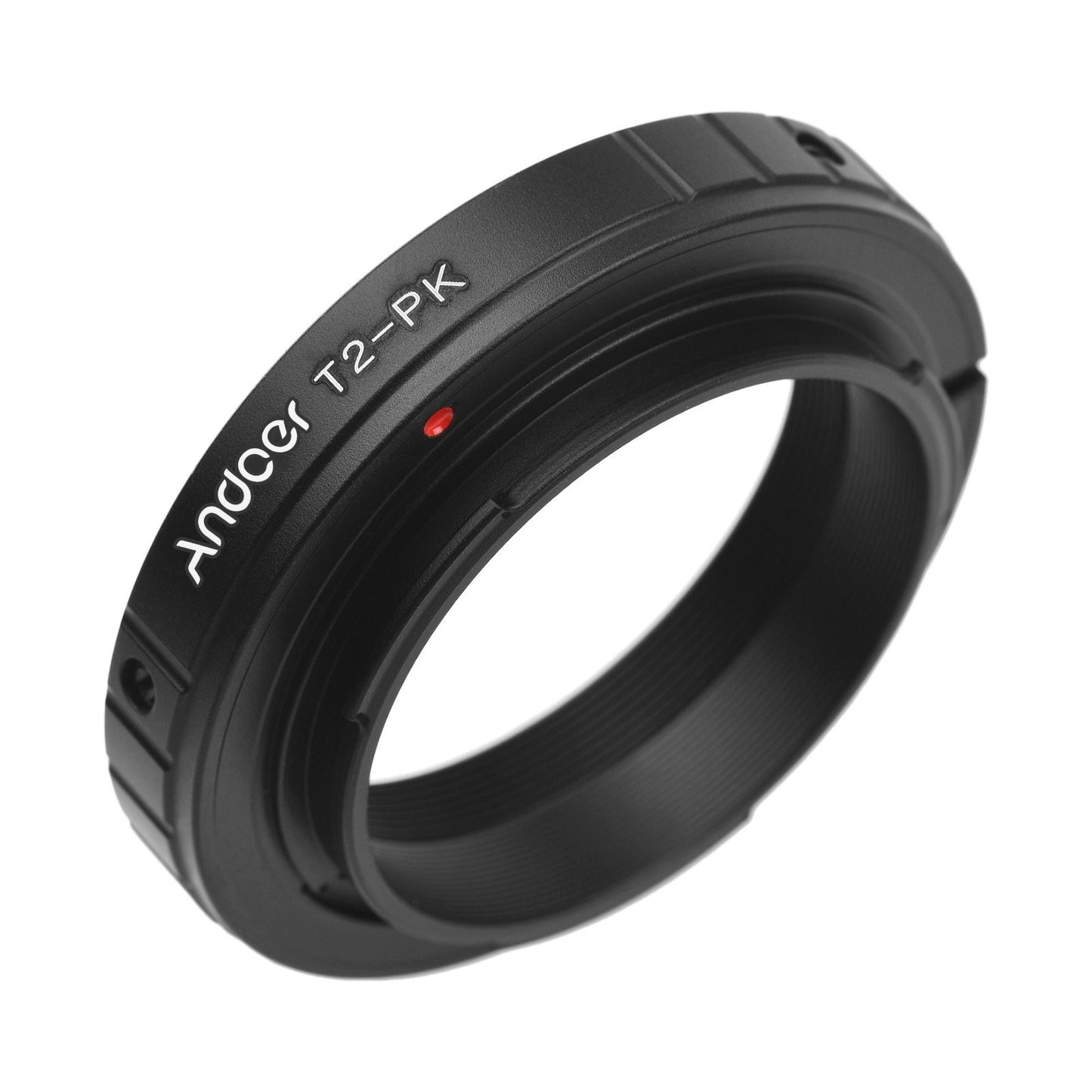 Andoer T2-PK Lens Adapter T/T2 Metal Adapter Ring Mount for Pentax K-70/K-50/K-30/K-500/K-1/K-3/K-3 II/K-5 IIs/K-5 II/K-5/K-7 K-Mount Cameras