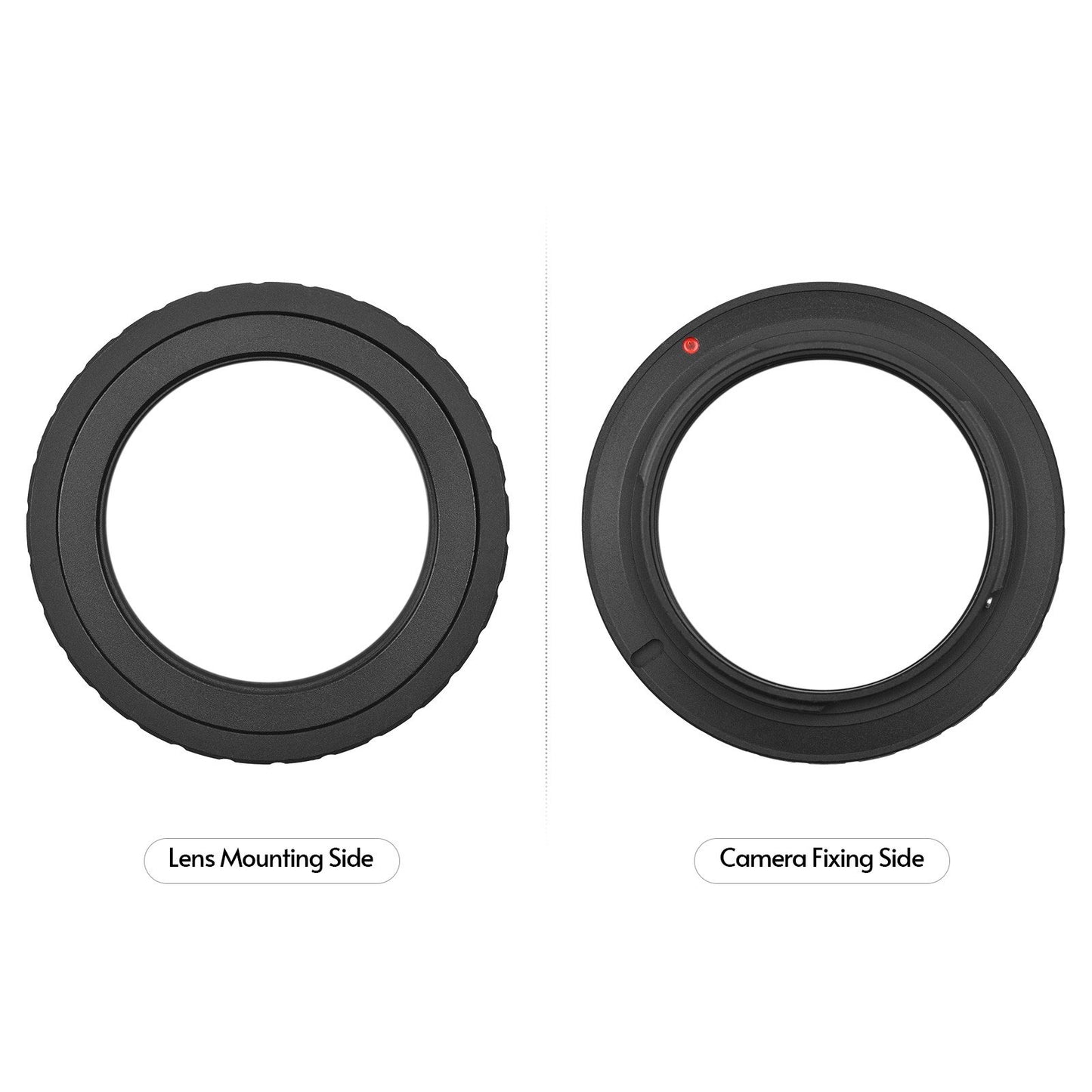 Andoer T/T2 Mount Lens Adapter Replacement Metal Lens Mount Adapter Ring for Olympus E-1/E-3/E-10/E-20/E-30/E-300/E-330/E-400/E-410/E-420/E-450/E-500/E-510/E-520/E-600/E-620/E-100 RS Micro 4/3 Mount Cameras