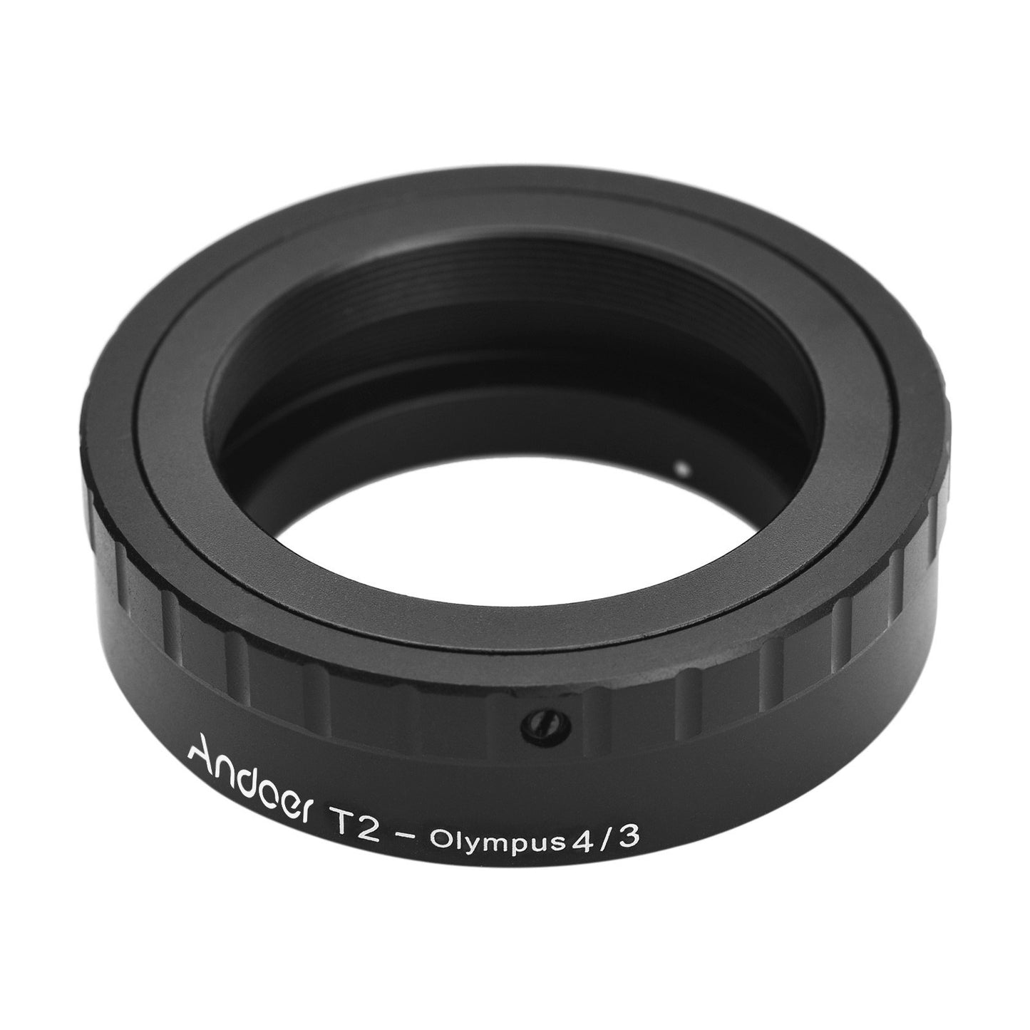 Andoer T/T2 Mount Lens Adapter Replacement Metal Lens Mount Adapter Ring for Olympus E-1/E-3/E-10/E-20/E-30/E-300/E-330/E-400/E-410/E-420/E-450/E-500/E-510/E-520/E-600/E-620/E-100 RS Micro 4/3 Mount Cameras