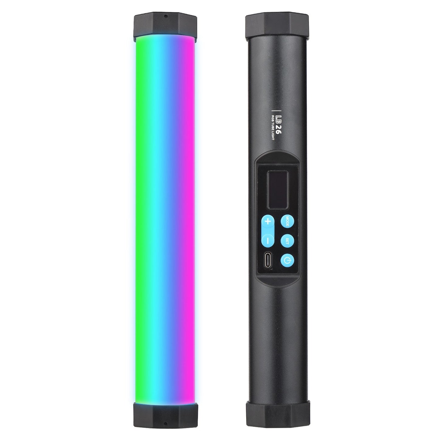 Magnetic RGB LED Video Light Tube Handheld Photography Light Stick Wand 2500K-8500K for Video Photography