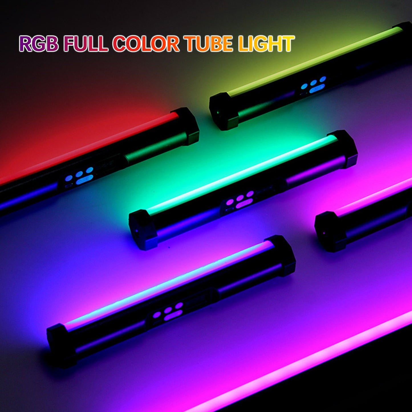 Magnetic RGB LED Video Light Tube Handheld Photography Light Stick Wand 2500K-8500K for Video Photography