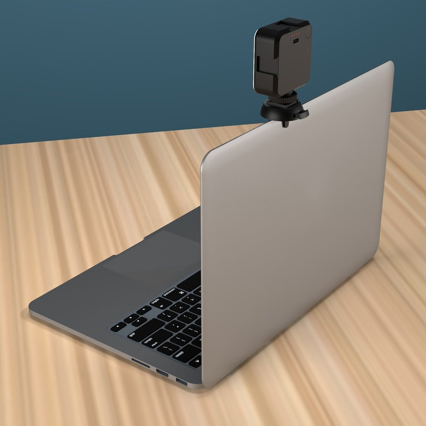 SOONPHO LED Video Light 5600K Photography Lighting Video Conference Lighting with Clip 1/4 Thread Port Cold Shoe