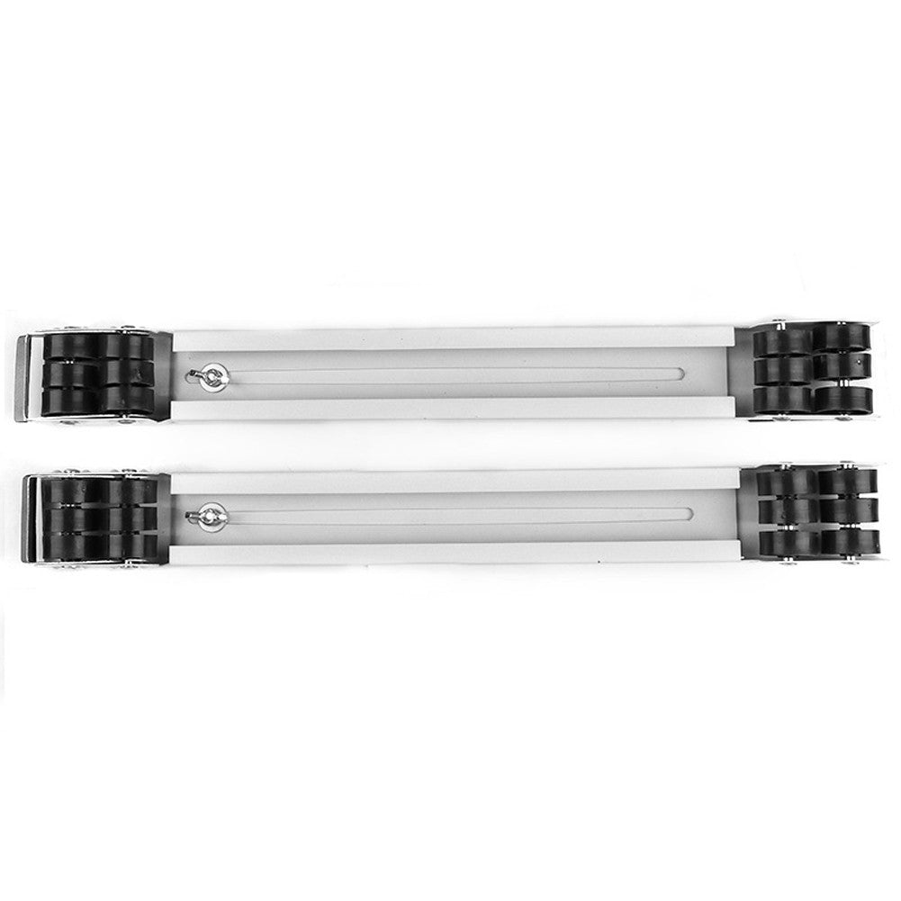 1 Set Home Household Refrigerator Movable Adjustable Stand Moving Base 24-Wheels Roller Bracket