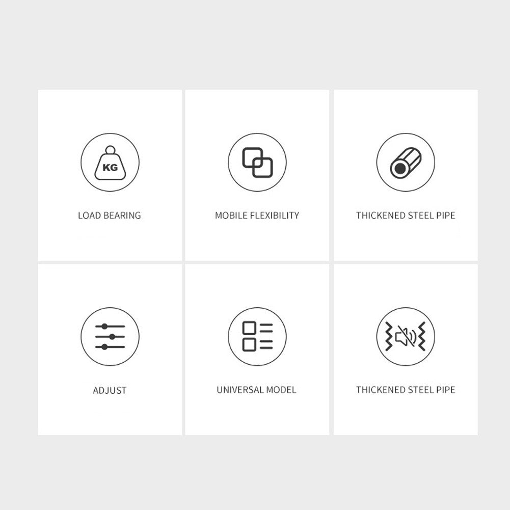 1 Set Home Household Refrigerator Movable Adjustable Stand Moving Base 24-Wheels Roller Bracket