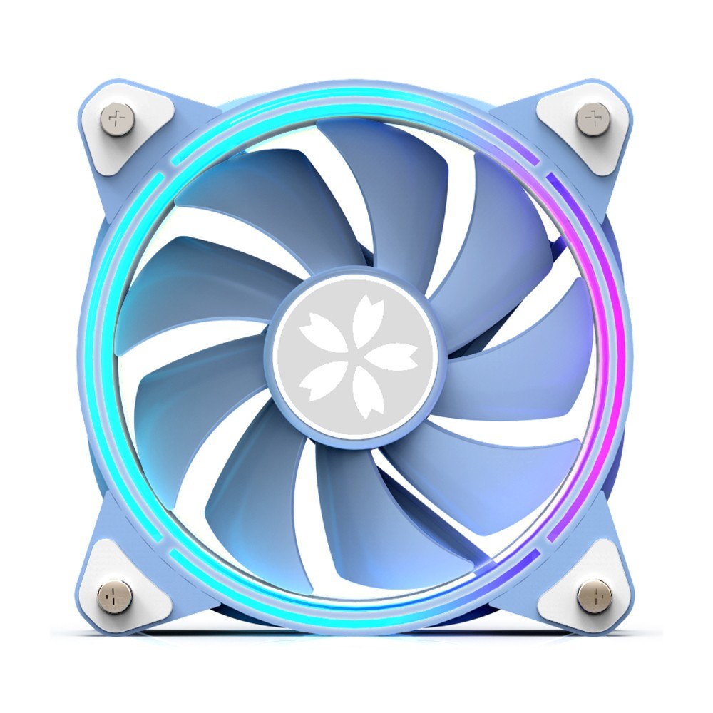 YESTON Computer Case Radiator Large Wind Volume Small Size 12cm Cooling Fan Hydraulic 4Pin Fan Plug 1800RPM Fan Speed Support ARGB Motherboard Synchronization