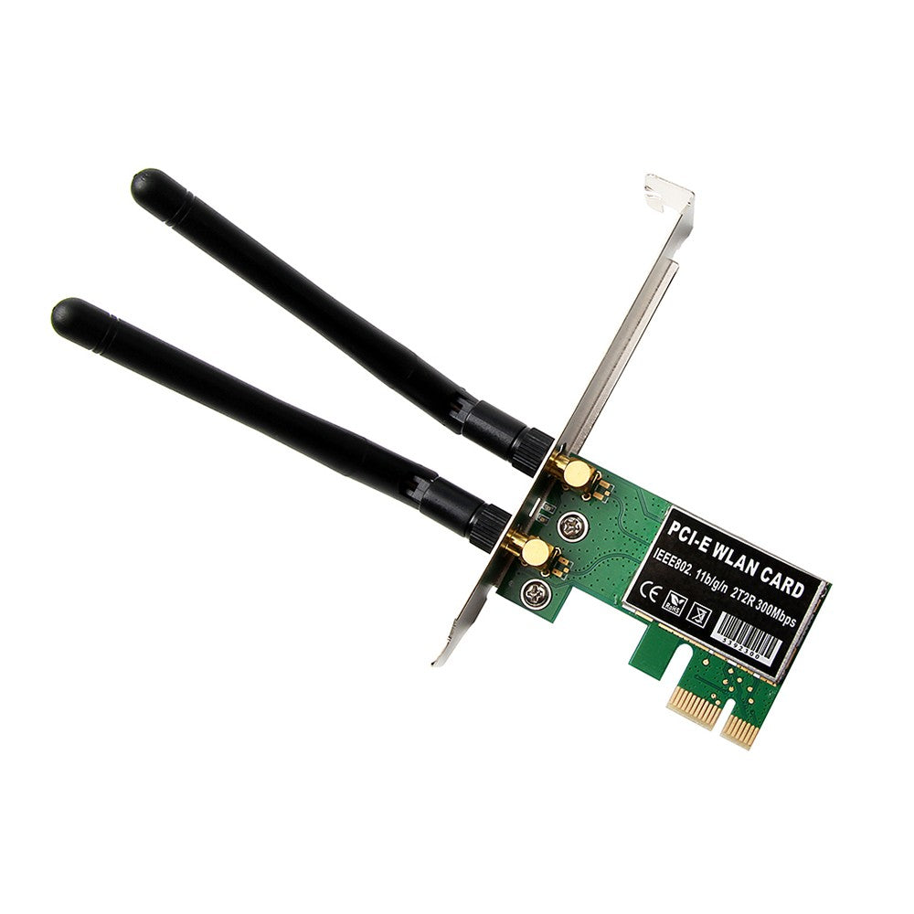 WiFi Card PCI-E Wireless AC 1200Mbps Dual Band Network Card WiFi Receiver Transmitter Network Signal Intensifier for Desktop PC Gaming - Green