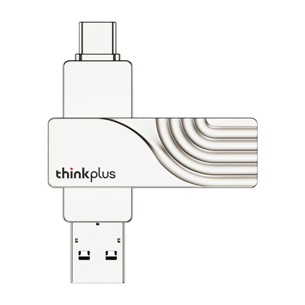 Lenovo Thinkplus USB C Flash Drive 64GB USB3.0 U Disk TPCU301 Dual-port Memory Stick for Tablet PC Laptop Computer - 64GB