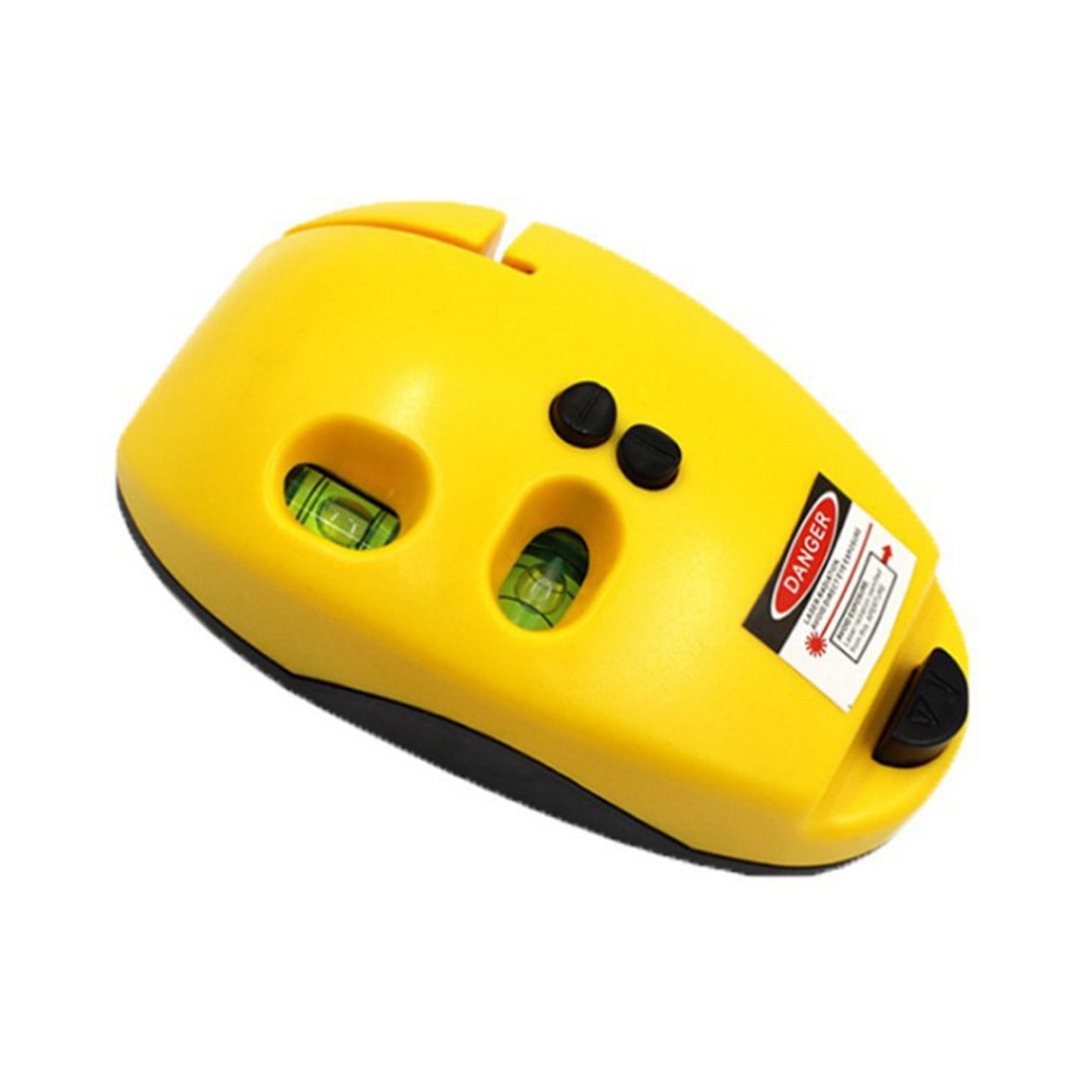 Level Measuring Tool Mini Leveller Bubble Level 90-degree Vertical Horizontal Level Line Hardwood Flooring Home Tile Stone Brick Installation - Yellow