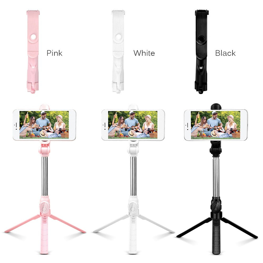 Record Golf Swing Phone Holder Golf Analyzer Accessories Extendable Phone Tripod Stand with Remote Shutter - Pink
