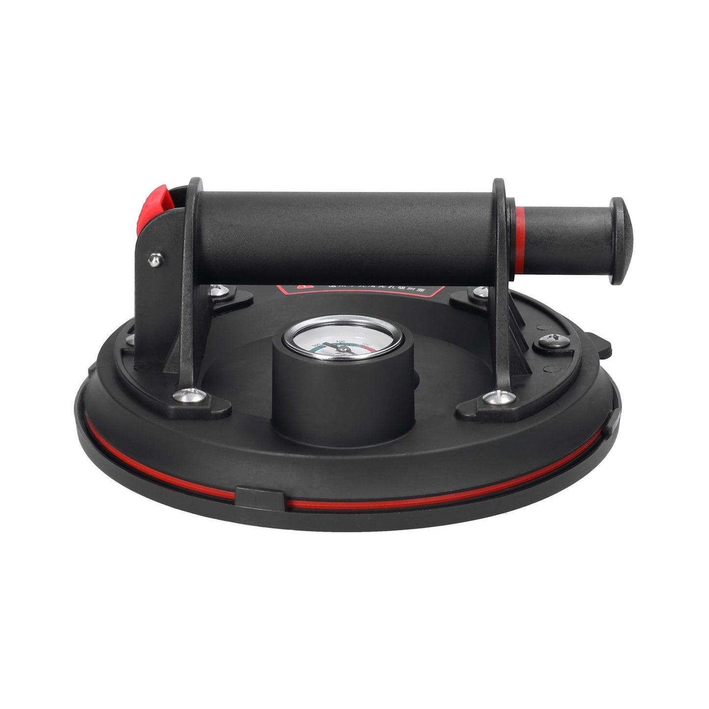 Cold-resistant and Heat-resistant 200mm Diameter Vacuum Suction Cup with Pressure Gauge 75kg High Bearing Capacity Heavy Duty Vacuum Ceramic Tile Lifter for Granite Glass Lifting Tool