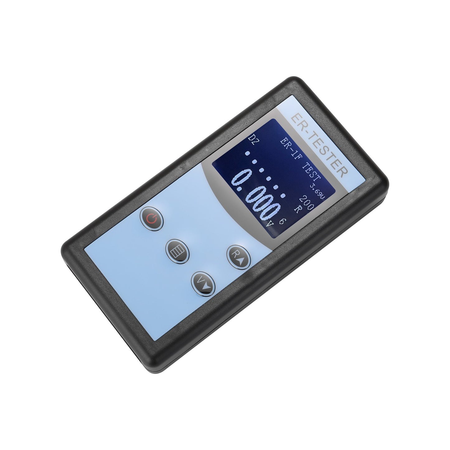 Battery Internal Resistance Tester Four-wire Battery Voltage Resistance Testing Tool for Lithium Nickel Hydrogen Phosphate Lithium Button Battery Handheld Portable Battery Tester with Backlight