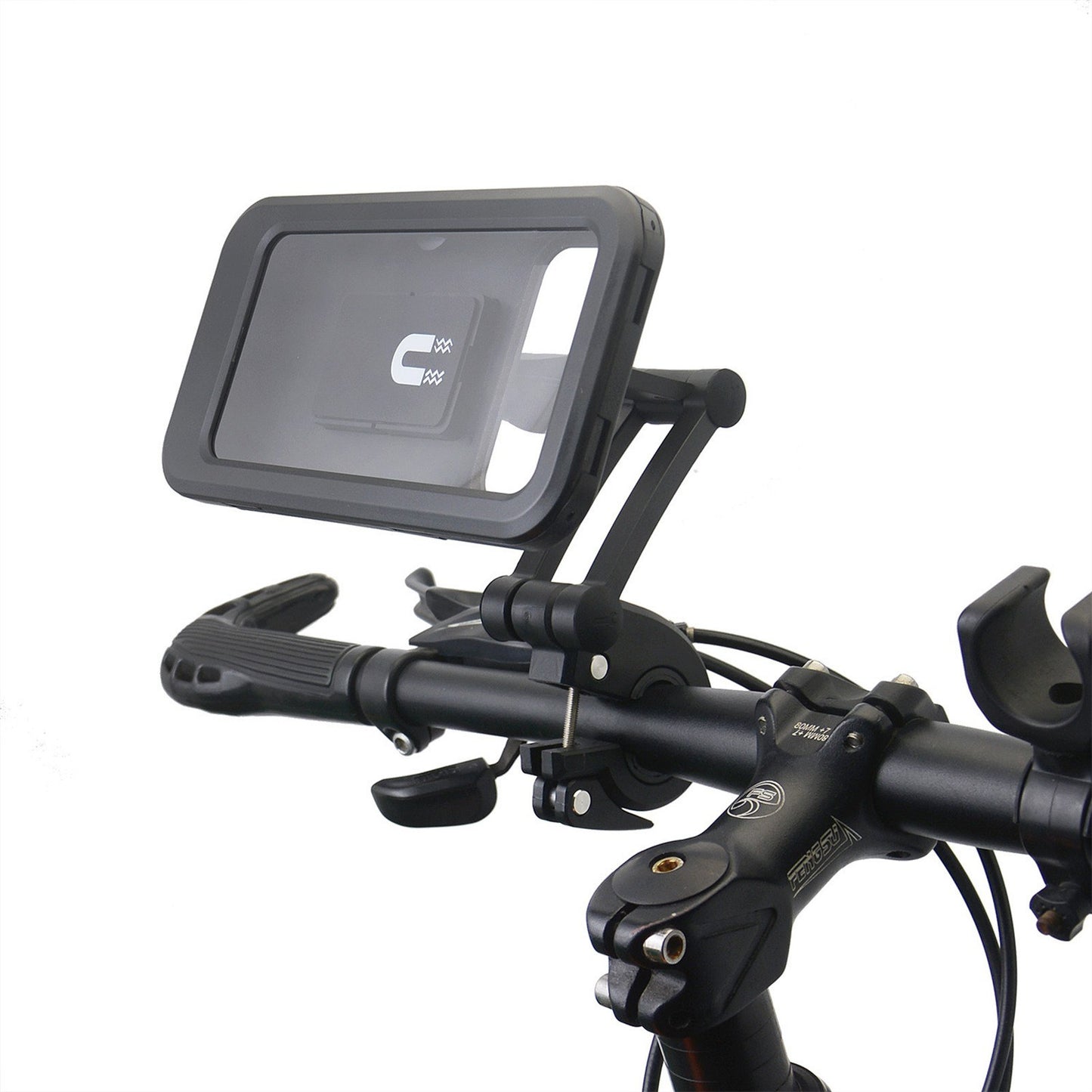 Bicycle Phone Holder Waterproof 360 Degrees Rotation Motorcycle Bike Handlebar Mount Bracket for Phone within 7''