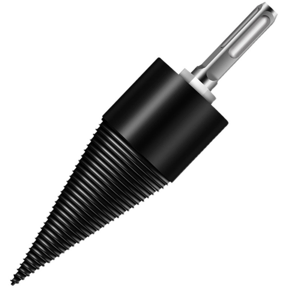32mm Firewood Chop Drill Bit Wood Splitting Tool Cone Log Splitter Firewood Chopper Breaker Drill Bits - Square Handle