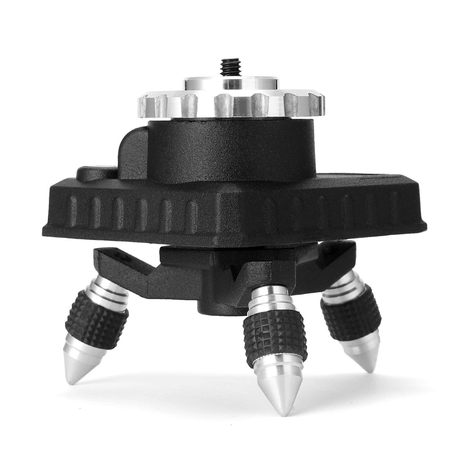 Aluminum Alloy Bracket Base 360-degree Rotatable 1/4inch Interface Fine Adjustment Tripod Stand for Laser Level - Type:2