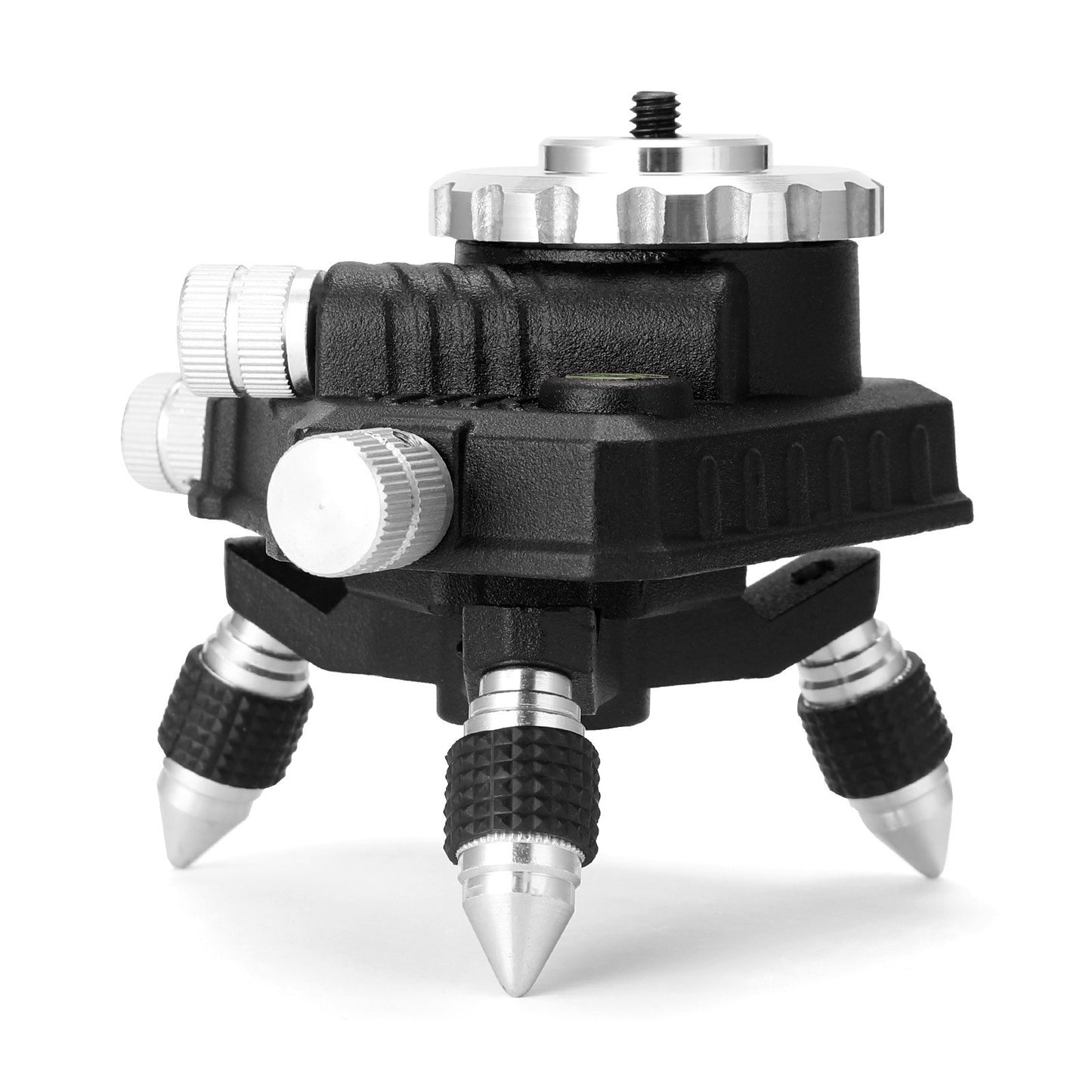 Aluminum Alloy Bracket Base 360-degree Rotatable 1/4inch Interface Fine Adjustment Tripod Stand for Laser Level - Type:2