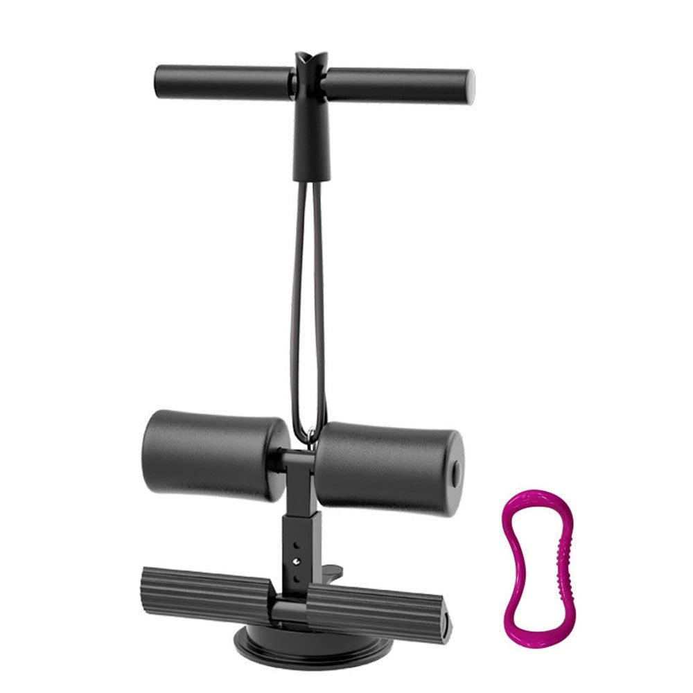 Sit-up Bar Floor Portable Exercise Equipment Elastic Yoga Pedal Puller Resistance Band with Handles