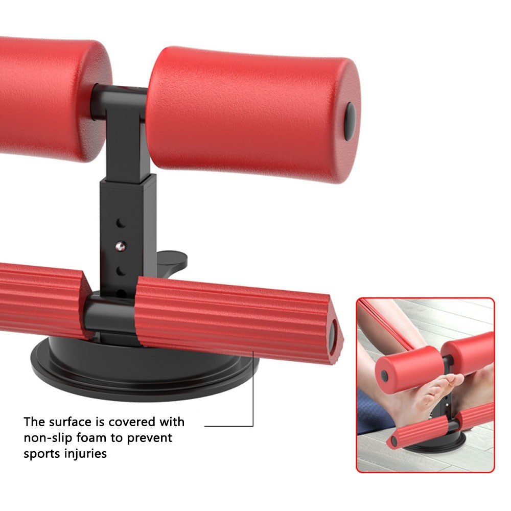 Sit-up Bar Floor Portable Exercise Equipment Elastic Yoga Pedal Puller Resistance Band with Handles