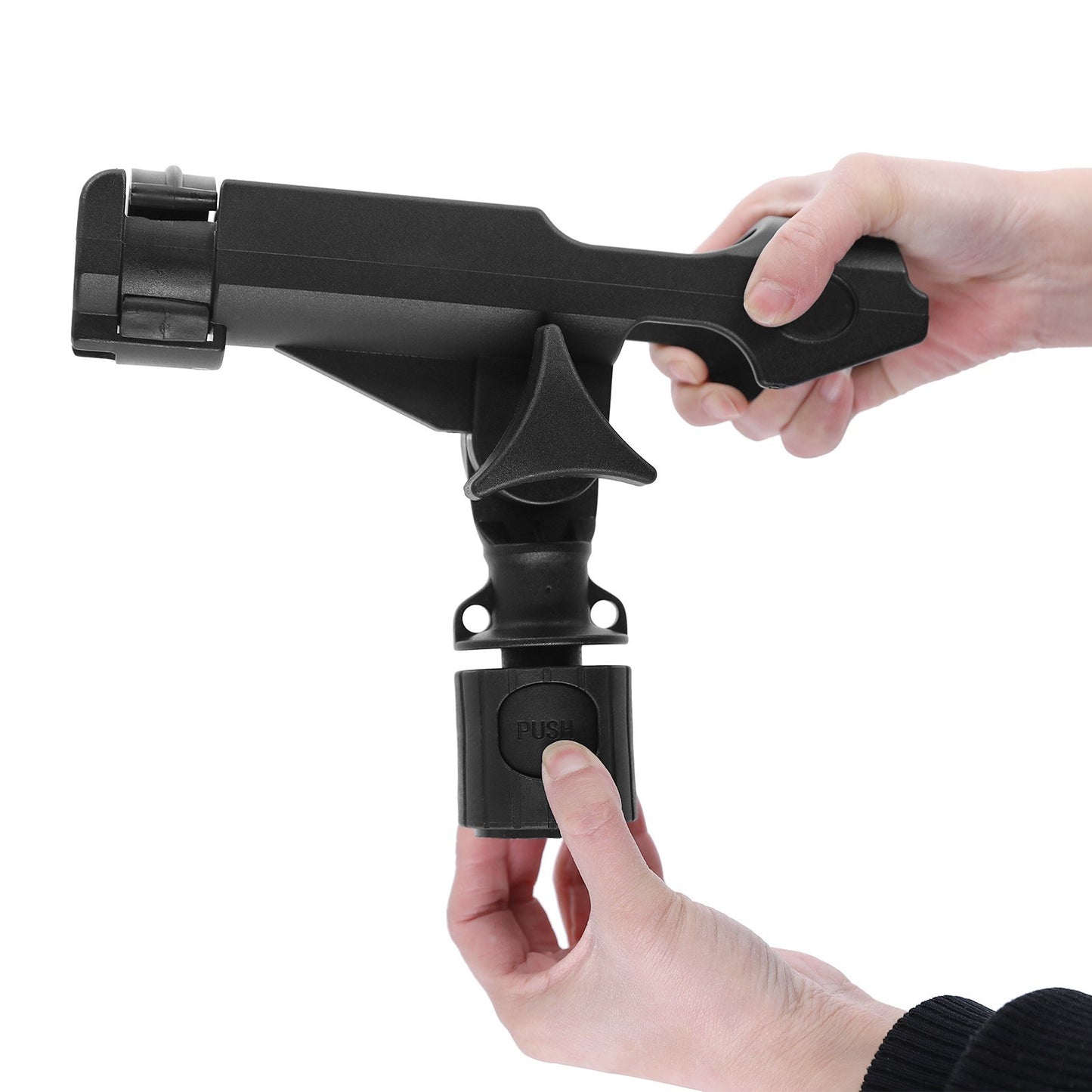 Fishing Rod Holder Bracket Adjustable Track Mounted Rod Holder for Boat Fishing Kayak Rail Tracks - 1Pc