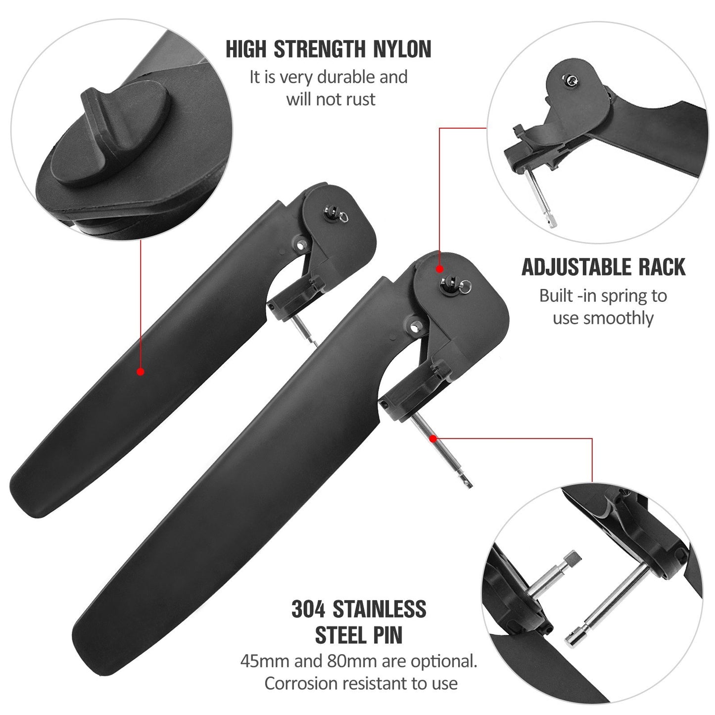 1 Set Kayak Boat Tail Kayak Rudder Replacement Parts Direction Foot Control Steering System Tool Kit