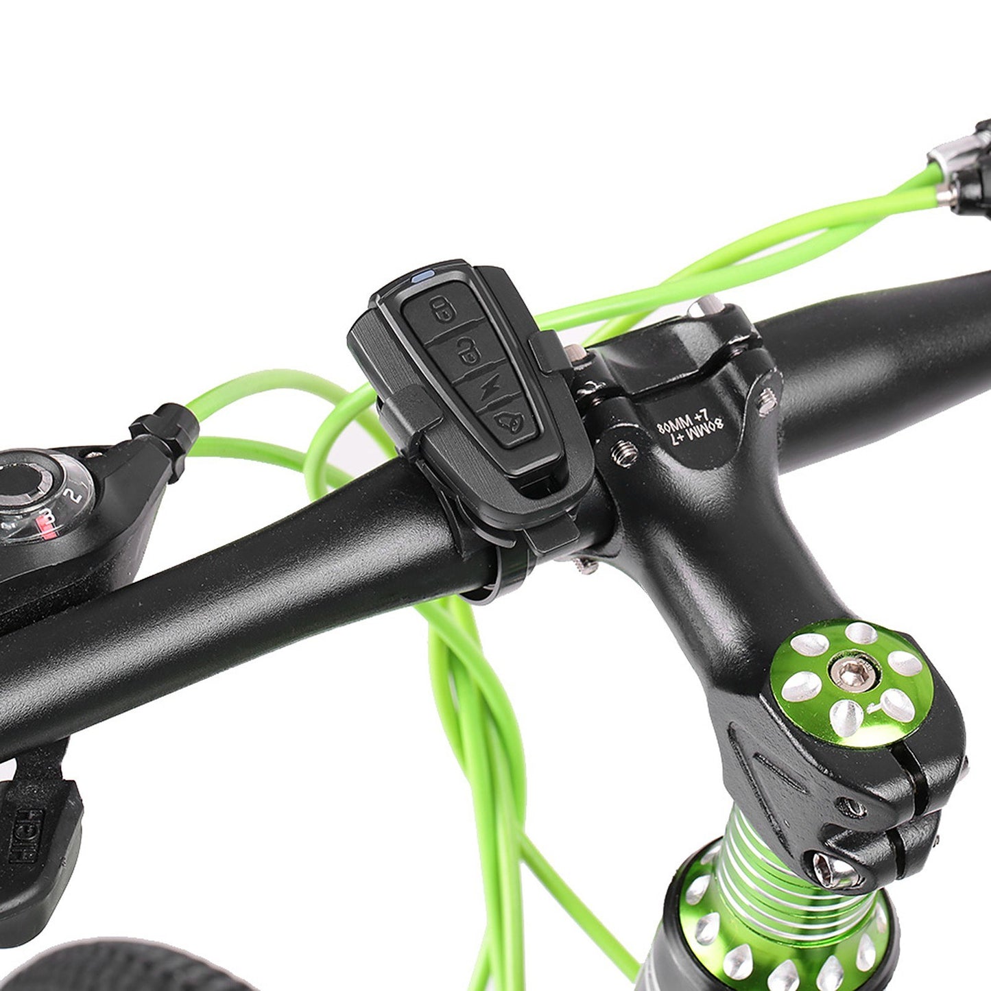 Electric Bike Horn Bell 115dB Loud Bicycle Bell IPX6 Waterproof Wireless Ring Bike Bells USB Rechargeable Bicycle Horn with 5 Sound Modes 3 Vibration