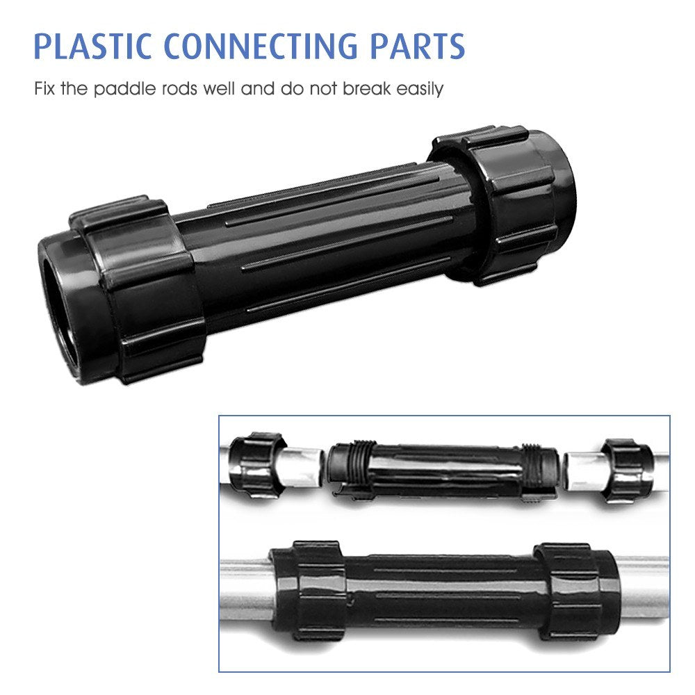 1 Pair Kayak Paddles 125cm Aluminum Magnesium Alloy Kayaking Boating Oars