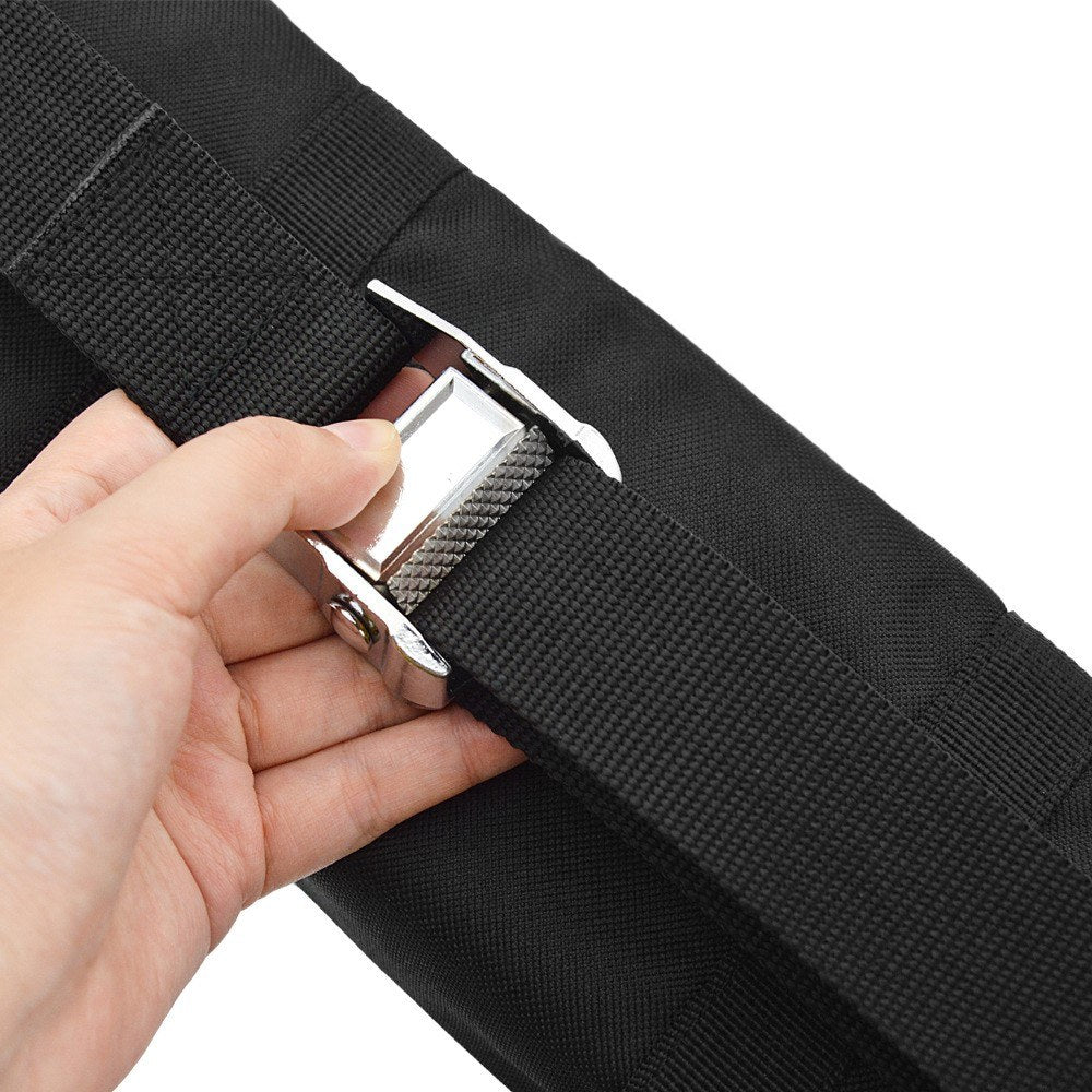 2Pcs Car Soft Roof Rack Pads Luggage Cross Bar Carrier with Adjustable Straps for Kayak Surfboard SUP Canoe