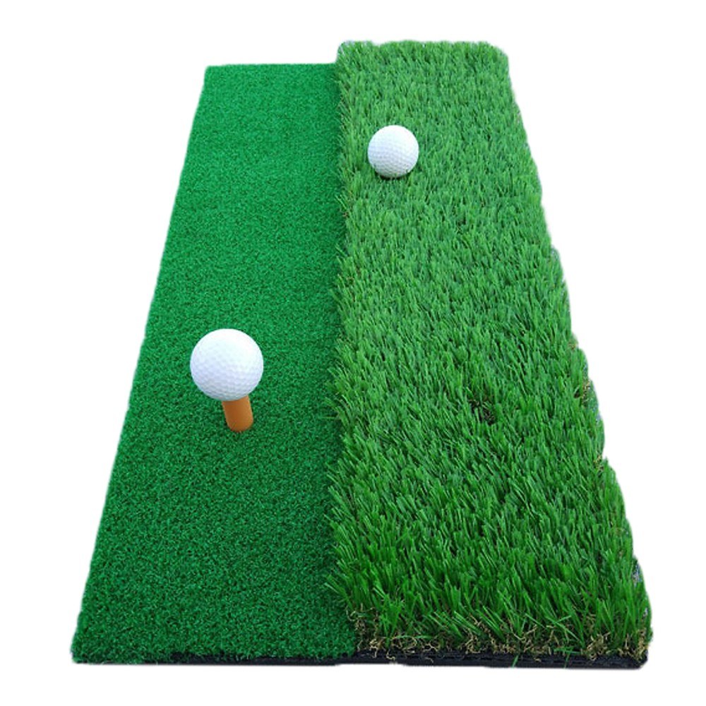 Reaction Golf Mat Turf Indoor/Outdoor Pad Mini Golf Practice Training Aid with Tee for Hitting Chipping