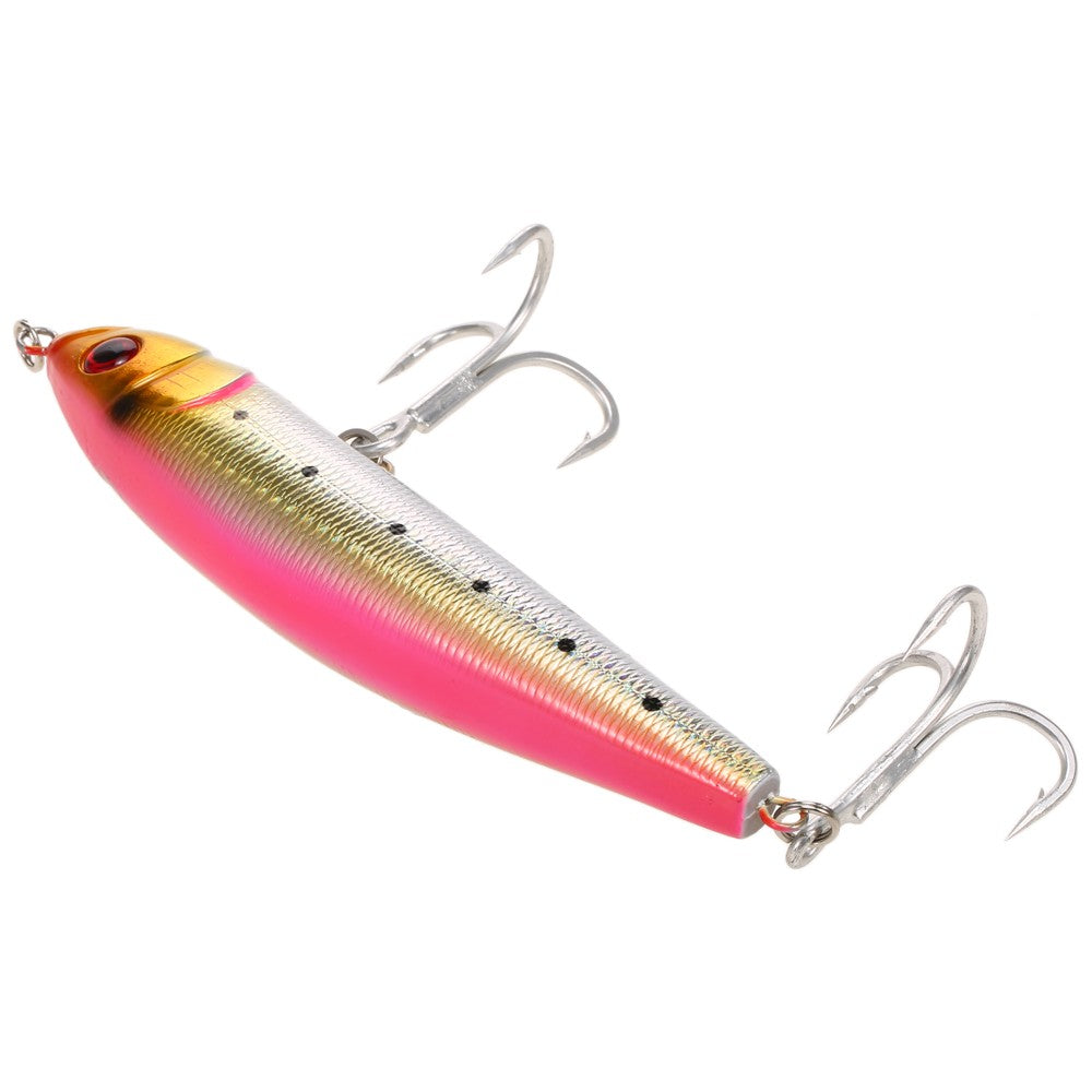 15cm 84g Sinking Pencil Lure Fishing Hard Bait with 2 Treble Hooks Fishing Tackle Tool - Color 5