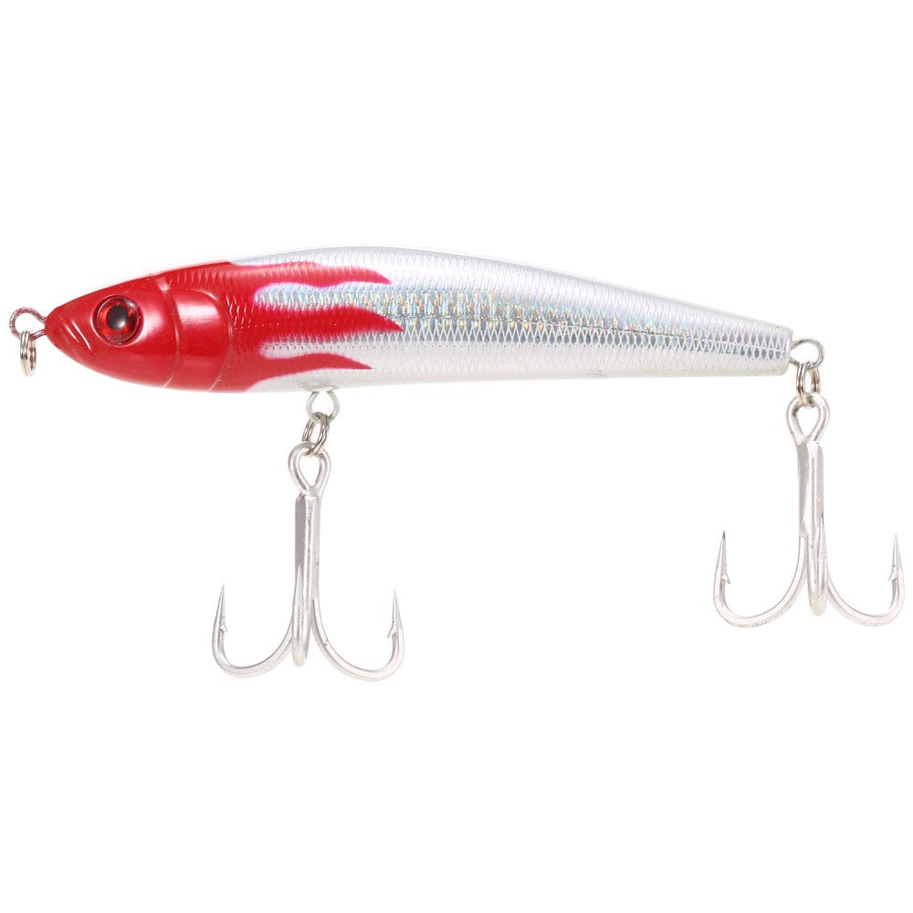 15cm 84g Sinking Pencil Lure Fishing Hard Bait with 2 Treble Hooks Fishing Tackle Tool - Color 2