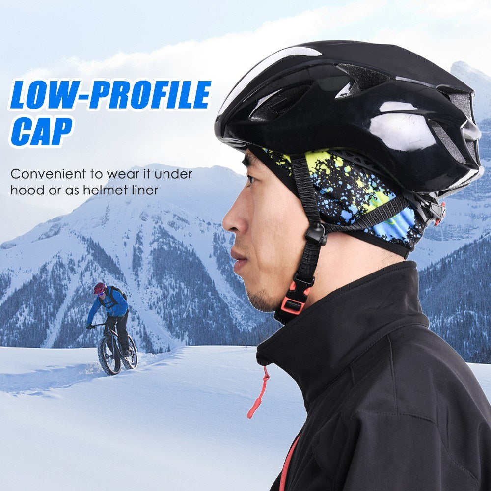Polar Fleece Cap Windproof Thermal Winter Warm Beanie Hat Ski Stocking Skull Cap for Outdoor Sports