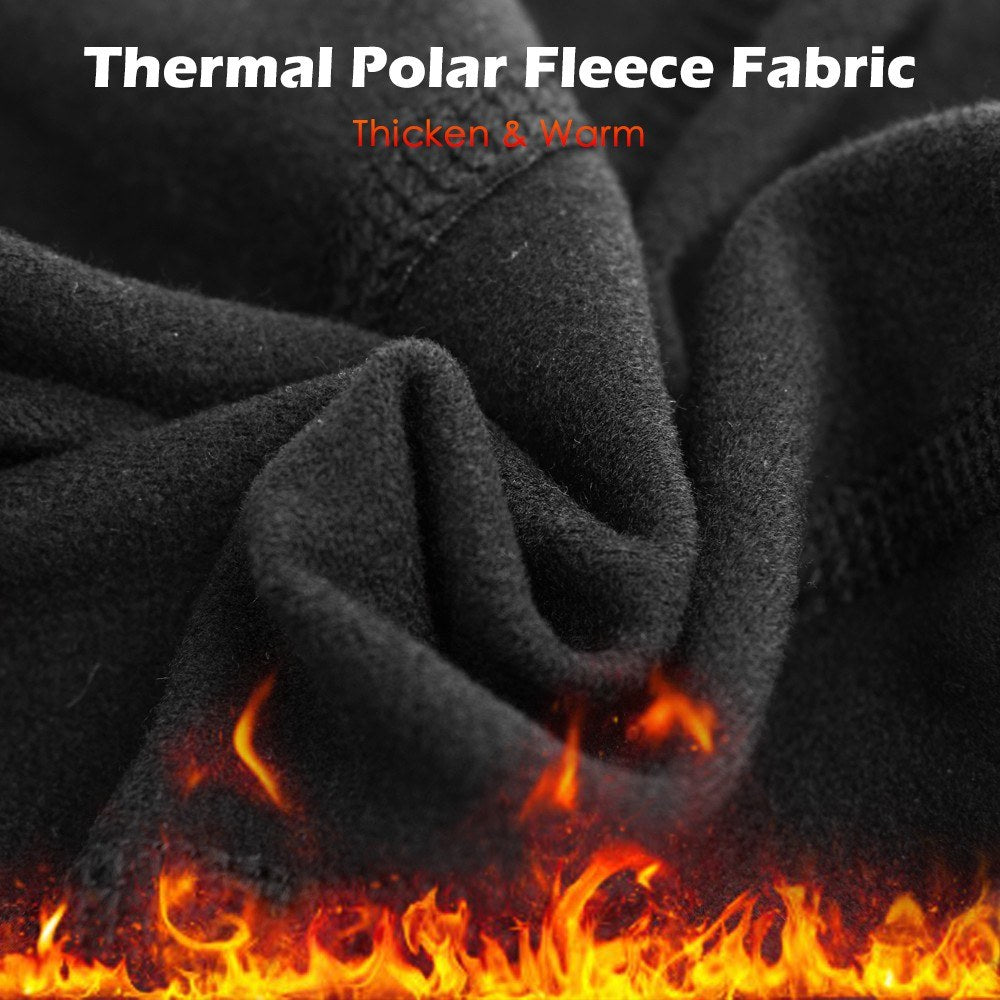 Polar Fleece Cap Windproof Thermal Winter Warm Beanie Hat Ski Stocking Skull Cap for Outdoor Sports