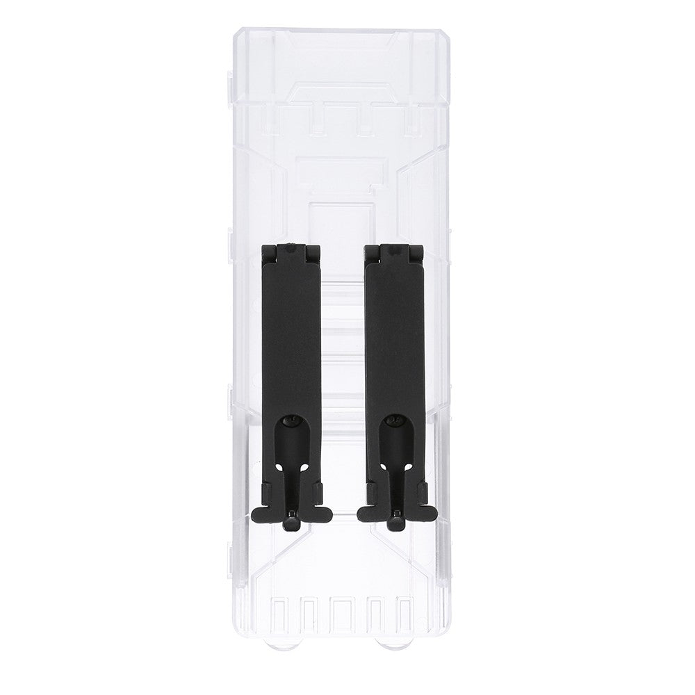 Tactical Molle Pouch Reload Holder Quick-release Plastic Magazine Ammo Cartridge Holder Case - Transparent