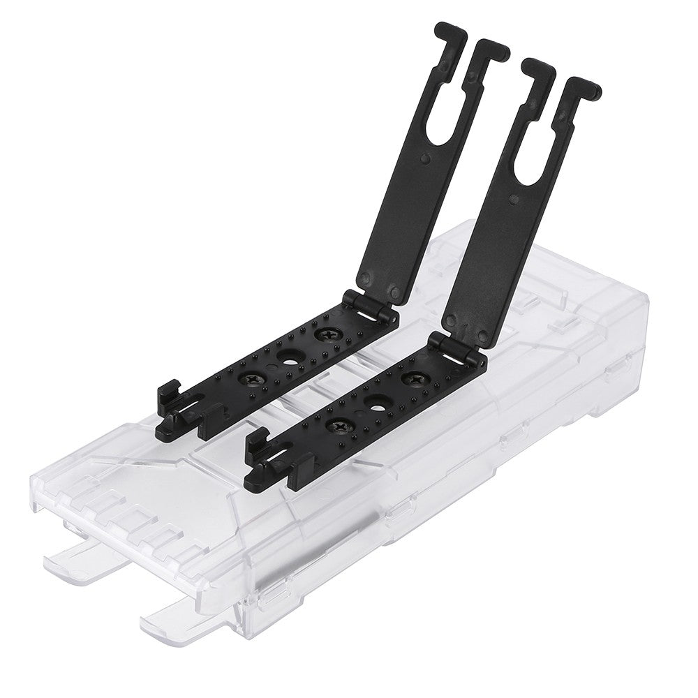 Tactical Molle Pouch Reload Holder Quick-release Plastic Magazine Ammo Cartridge Holder Case - Transparent