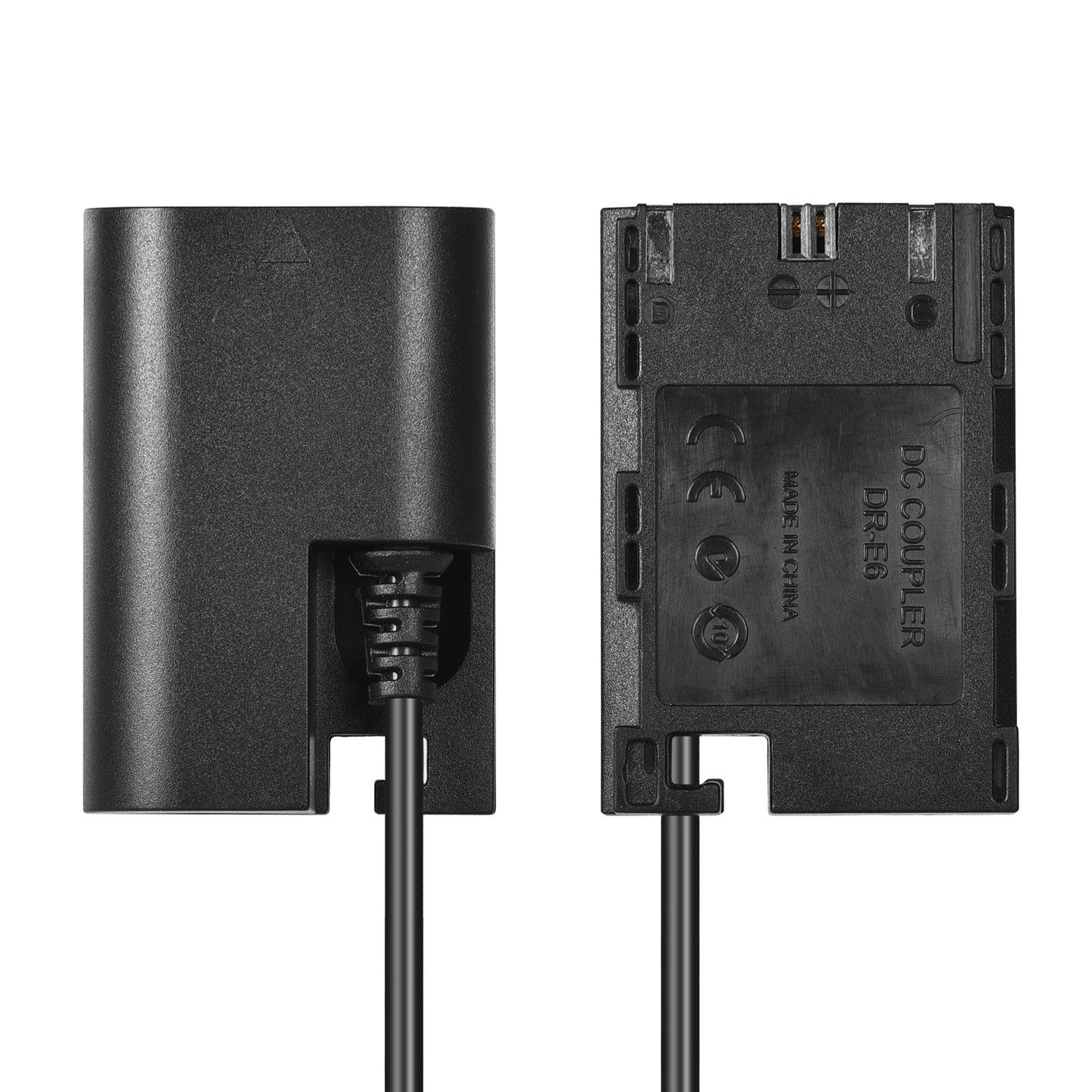 Andoer DR-E18 for Canon EOS 70D 7D 60D 6D 5D Mark II III 5DS 5DS-R Cameras DC Coupler Dummy Battery USB-C Plug Charger