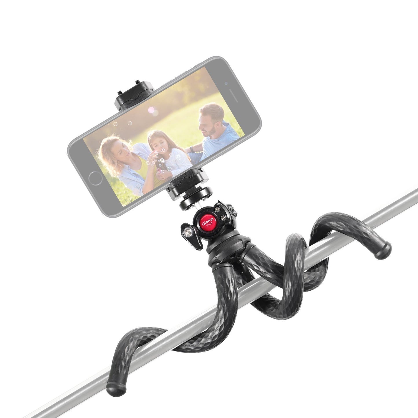 ULANZI FT-01 Portable Flexible Octopus Tripod Live Streaming Video Recording Stand with Phone Holder