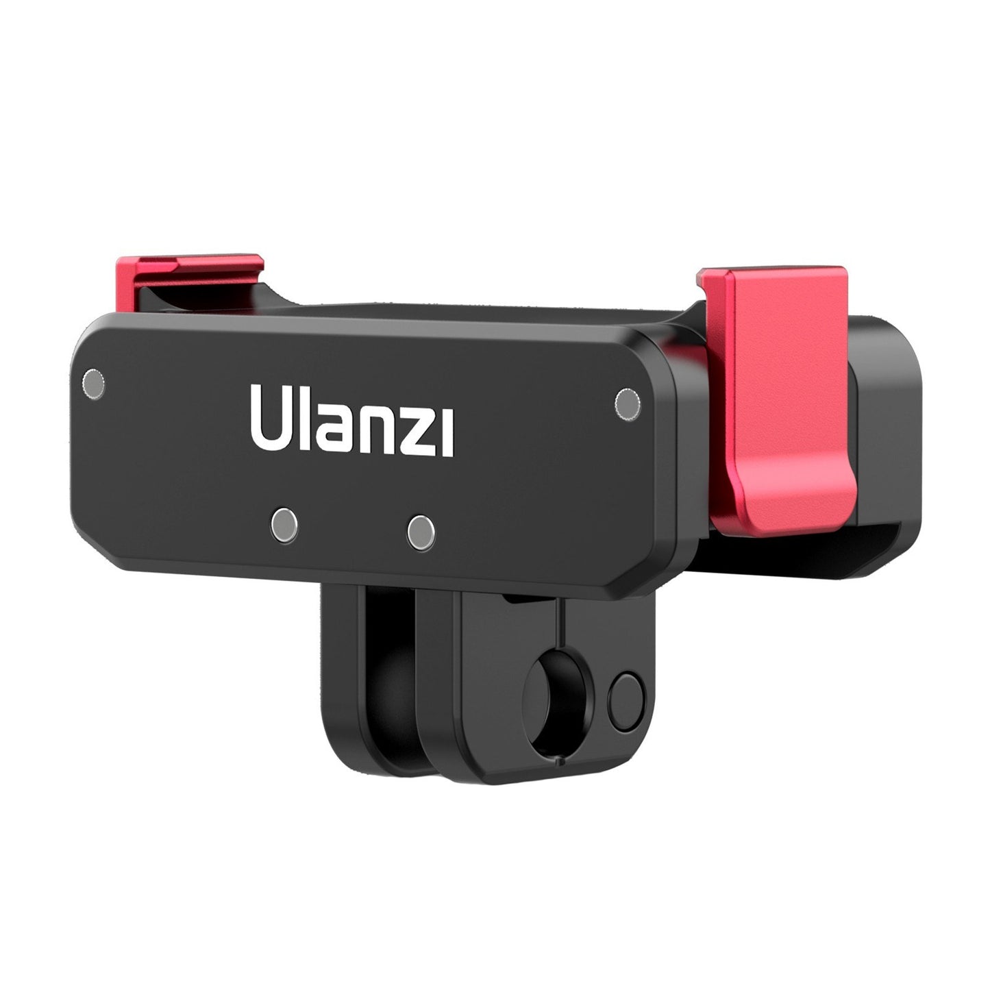 ULANZI OA-11 Dual Interface Folding Base for DJI Action 2, Aluminum Alloy Magnetic Adapter with 1/4 Inch Screw Hole Tripod Head Adapter Replacement