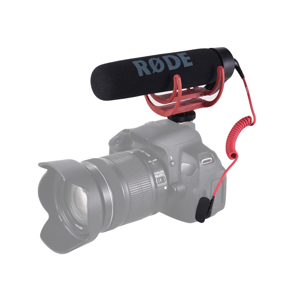 RODE VideoMic GO Super-Cardioid Directional Microphone with Shock Mount Windshields Lightweight On-Camera Mic for DSLR DV Camcorder