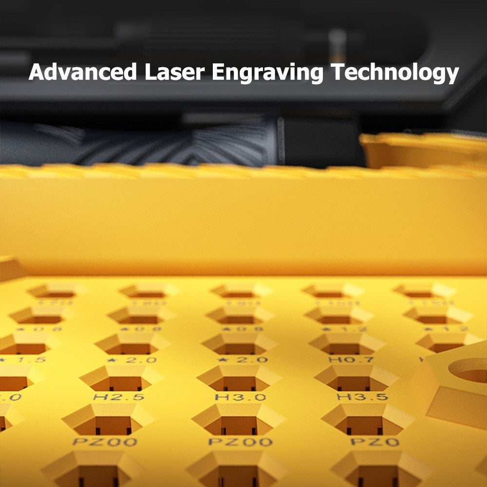 JAKEMY 145Pcs Multifunctional Screwdriver Bits Socket Set Portable High Precision Drive Socket Set Premium H4x28mm CR-V Alloy Steel Bits Kit with Magnetic Soft Pad for Home Electronics Maintenance