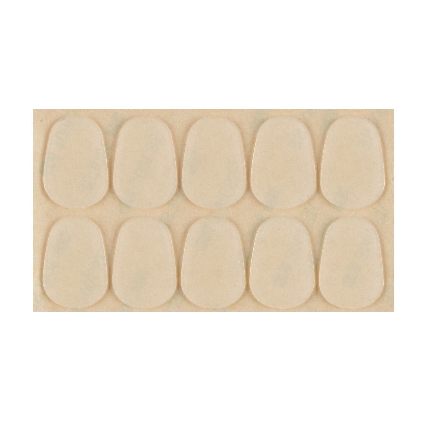 10PCS For Saxophone Clarinet Mouthpiece Silicone Pads Patch Cushion 0.5mm Thick Pad - Transparent