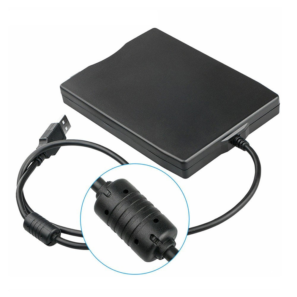USB External Floppy Disk Drive Portable 3.5 inch Floppy Disk Drive USB Interface Plug and Play Low Noise for PC Laptop