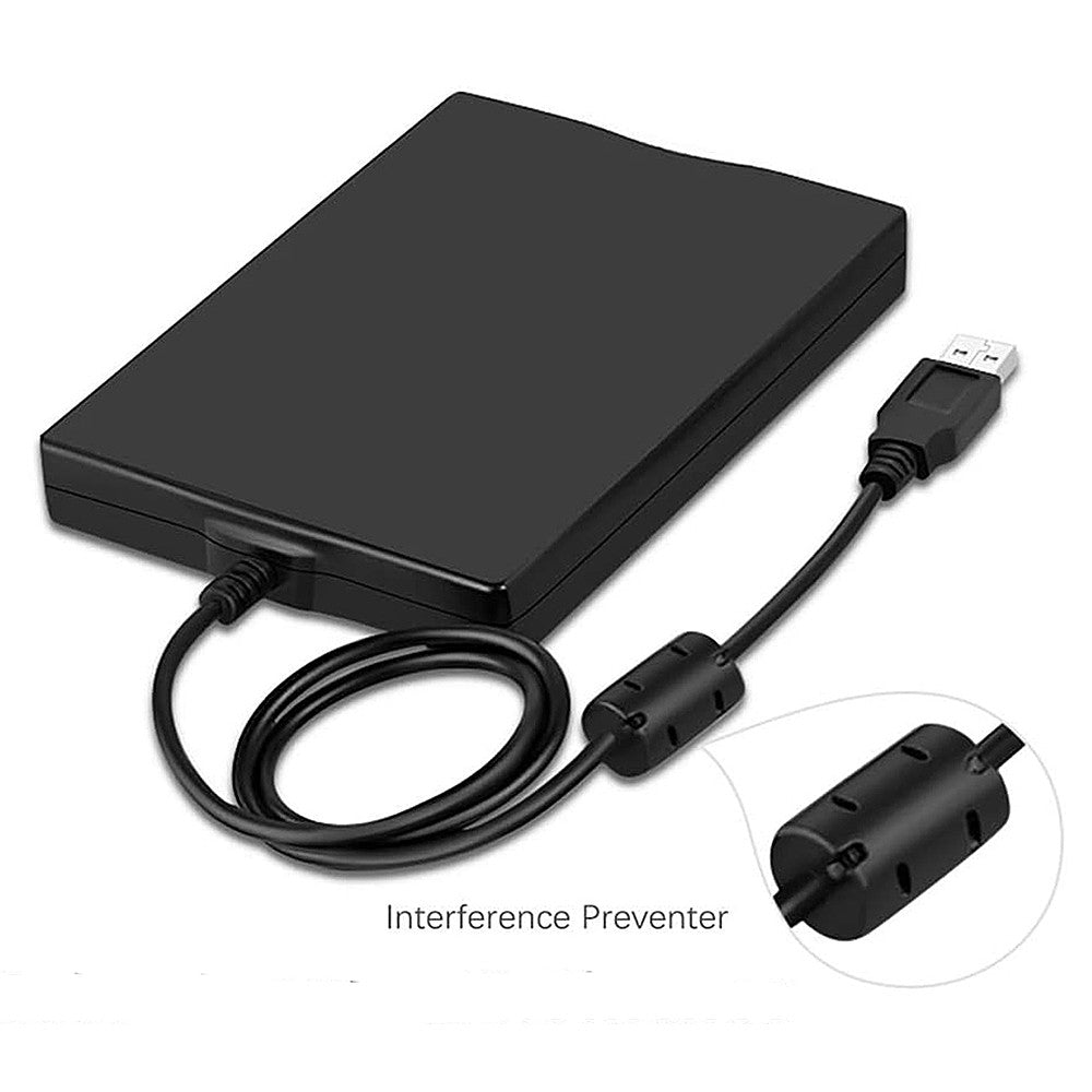USB External Floppy Disk Drive Portable 3.5 inch Floppy Disk Drive USB Interface Plug and Play Low Noise for PC Laptop
