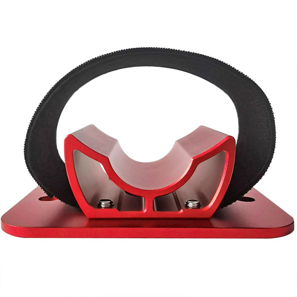 Aluminum Alloy Car Rooftop Bicycle Rear Wheel Rack Quick Release Roof Rack MTB Bike Upright Fixed Bracket with Complete Accessories - Red