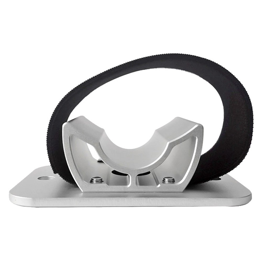 Aluminum Alloy Car Rooftop Bicycle Rear Wheel Rack Quick Release Roof Rack MTB Bike Upright Fixed Bracket with Complete Accessories - Silver